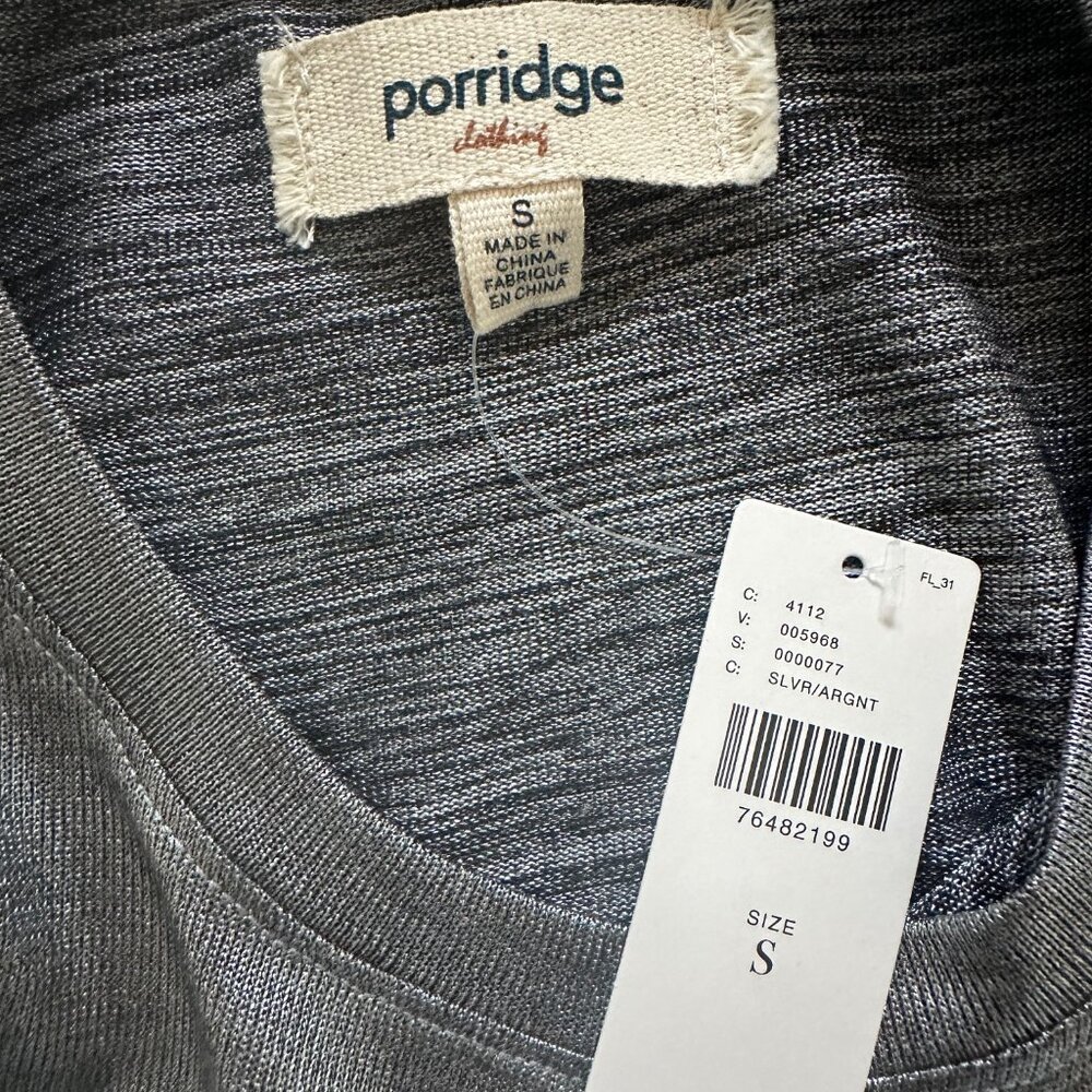 Porridge Metallic Silver Short Sleeve Tee (small) - Picture 5 of 6